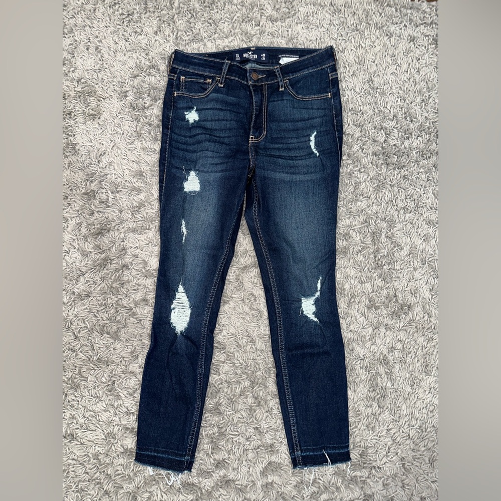 Hollister high-rise crop super skinny jeans